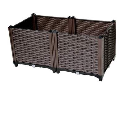 Αντιοξειδωτικό ψάθινο σχέδιο προστασίας DIY ήλιων κιβωτίων καλλιεργητών κήπων PP πλαστικό