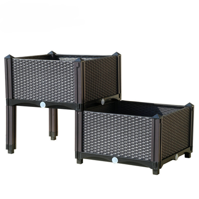 Κιβώτια καλλιεργητών 50*50*27CM πλαστικά στα πόδια