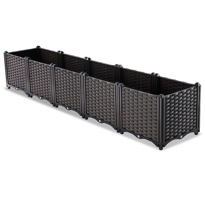 Εστιατορίων Patio πλαίσιο 160*40*37cm καλλιεργητών κήπων λογότυπο που προσαρμόζεται πλαστικό