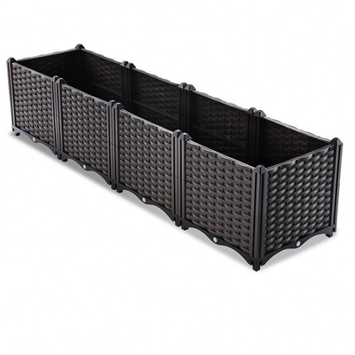 Εστιατορίων Patio πλαίσιο 160*40*37cm καλλιεργητών κήπων λογότυπο που προσαρμόζεται πλαστικό
