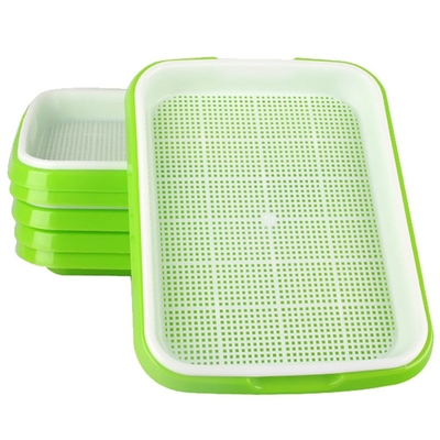 δίσκος Sprouter σπόρου δίσκων 24.5cm ευρύς πλαστικός υδροπονικός με το καπάκι αντιδιαβρωτικό
